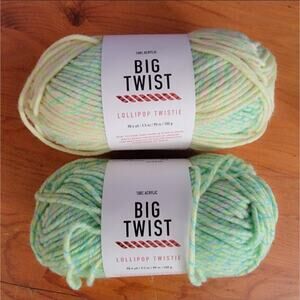 Big Twist Lollipop Twistie Acrylic Yarn In Saturday Morning
